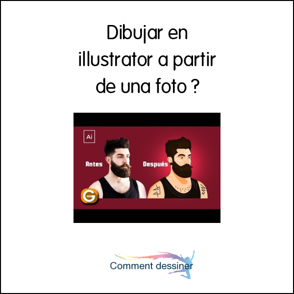 Dibujar en illustrator a partir de una foto